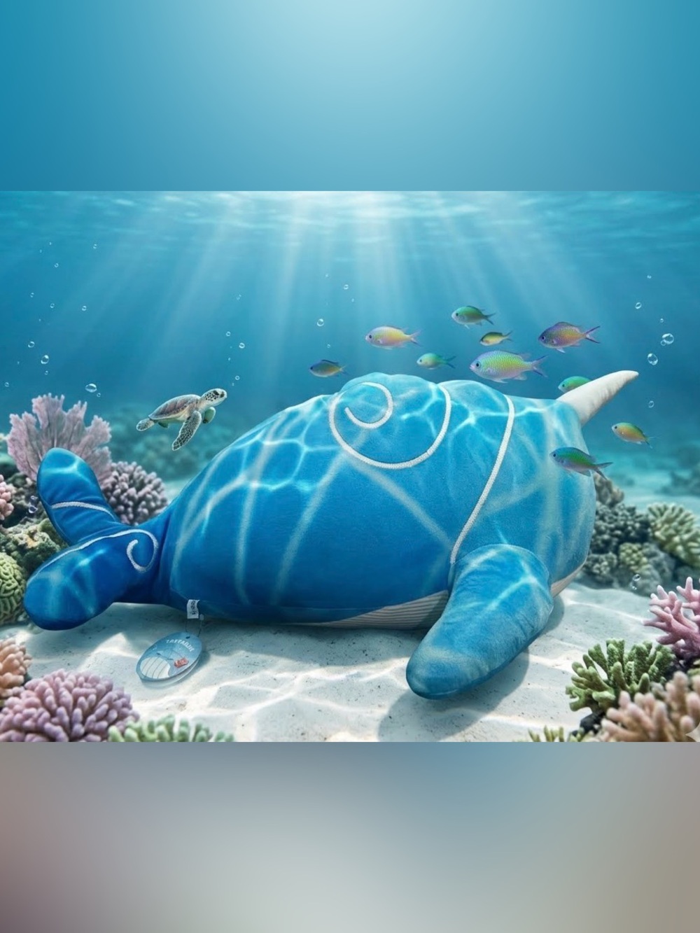🐋 Genshin Tartaglia’s (Child) Whale Monoceros Caeli Plush 🐋